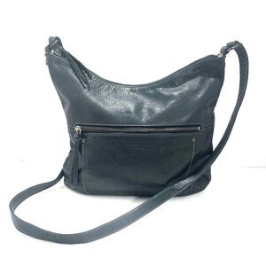 Margot New York Pebble Leather Crossbody Purse